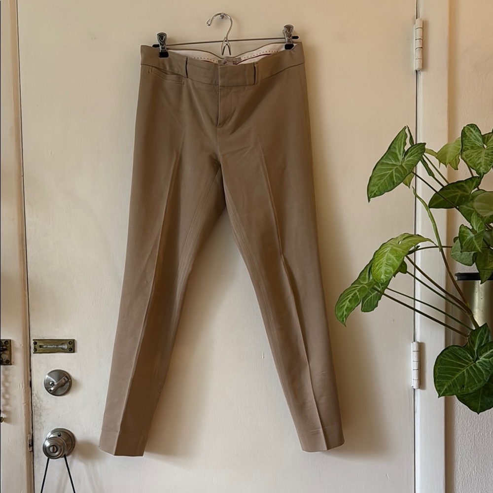 Banana Republic Tan Ankle Cropped Pants